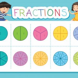 Imagen de portada del videojuego educativo: Juega con las Fracciones , de la temática Matemáticas