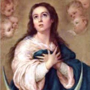 Imagen de portada del videojuego educativo: LA VIRGEN, de la temática Religión