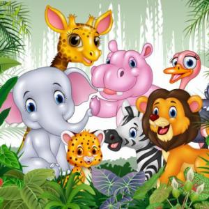Animales de la selva.