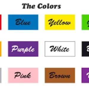 The colors