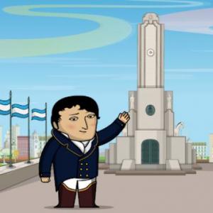 Imagen de portada del videojuego educativo: MANUEL JOSÉ JOAQUÍN DEL CORAZÓN DE JESÚS BELGRANO, de la temática Historia