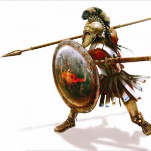 Imagen de portada del videojuego educativo: Guerras Peloponeso, de la temática Historia