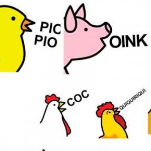 LAS ONOMATOPEYAS DE ANIMALES