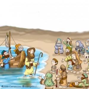 Imagen de portada del videojuego educativo: Milagros de Jesús , de la temática Religión