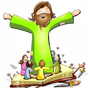 Imagen de portada del videojuego educativo: Milagros de Jesús, 3 niveles, de la temática Religión