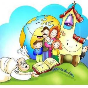 Imagen de portada del videojuego educativo: La familia De la Iglesia, de la temática Religión