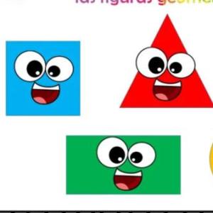 Imagen de portada del videojuego educativo: Formas geométricas infantil, de la temática Matemáticas