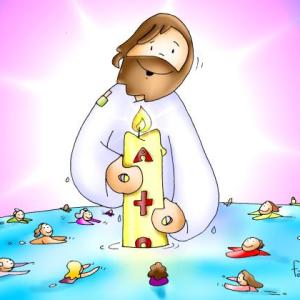 Imagen de portada del videojuego educativo: Preguntas sobre la Resurrección de Jesús, de la temática Religión