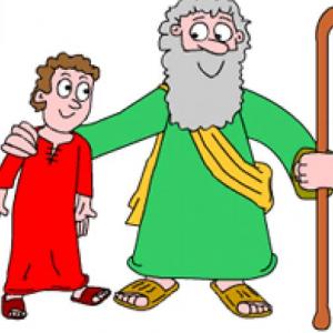 Imagen de portada del videojuego educativo: El Patriarca Abraham , de la temática Religión
