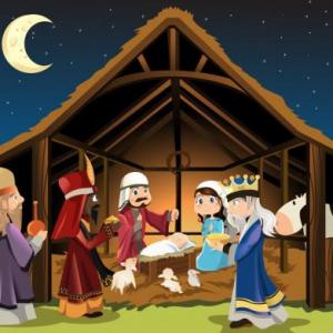 Imagen de portada del videojuego educativo: Juego de la oca de Navidad, de la temática Religión