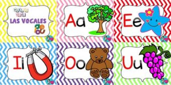 Tarjetas de vocales  