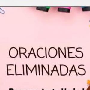 Analogías y oraciones eliminadas