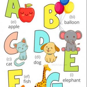 Imagen de portada del videojuego educativo: abecedario en ingles, de la temática Idiomas