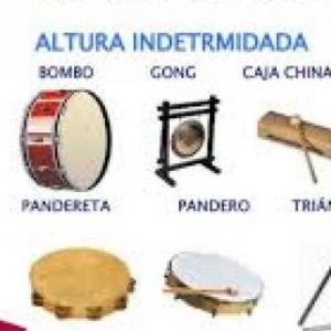 instrumentos percusion y viento