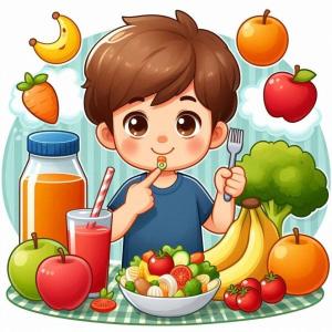 Historia :  "Alimentos saludables"