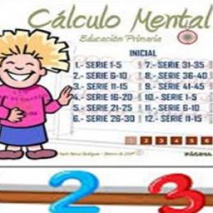 Imagen de portada del videojuego educativo: CÁLCULO MENTAL, de la temática Matemáticas