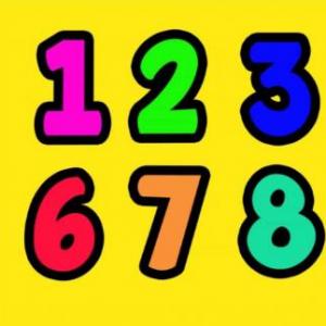 Imagen de portada del videojuego educativo: LOS NUMEROS DEL 1 AL 8, de la temática Matemáticas