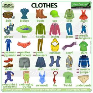 Imagen de portada del videojuego educativo: CLOTHES, de la temática Idiomas