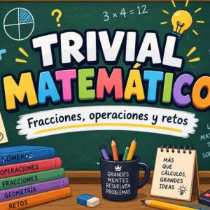 Portada del juego Trivial Matemático – Matemáticas