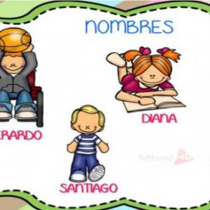Imagen de portada del videojuego educativo: MEMORAMA DE NOMBRES PROPIOS, de la temática Lengua