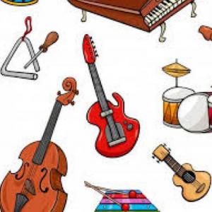 Imagen de portada del videojuego educativo: Familias de instrumentos y orquesta, de la temática Artes