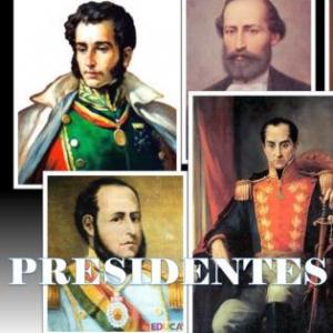 ENCUENTRA A LOS PRESIDENTES DE BOLIVIA