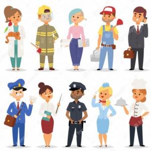 Encuentra la profesión correspondiente en ingles