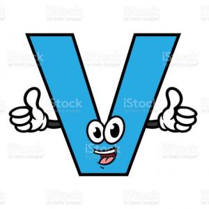 USO DE LA V