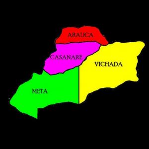 Capitales de la región de la Orinoquía