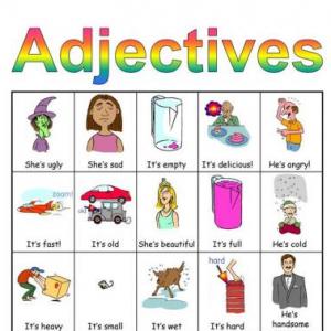 Adjetives 