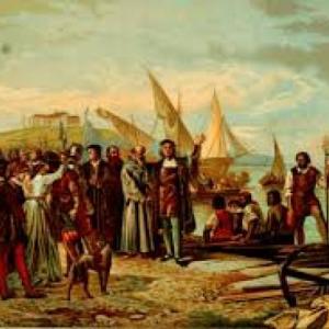 Cristobal Colón y sus viajes