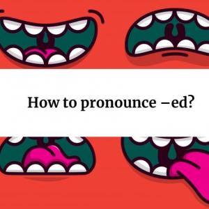 Imagen de portada del videojuego educativo: Regular Verbs: (-ed) Pronunciation, de la temática Idiomas
