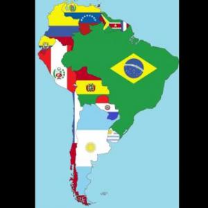 Imagen de portada del videojuego educativo: Países de América del Sur, de la temática Sociales