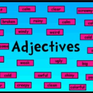 Portada del juego Adjectives in English – Idiomas