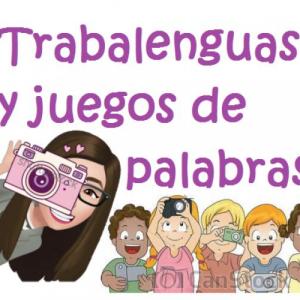 Imagen de portada del videojuego educativo: Trabalenguas y juegos de palabras, de la temática Lengua