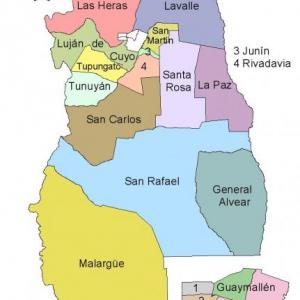 ¿CUÁNTO SABES DE LA DIVISIÓN POLÍTICA DE MENDOZA?