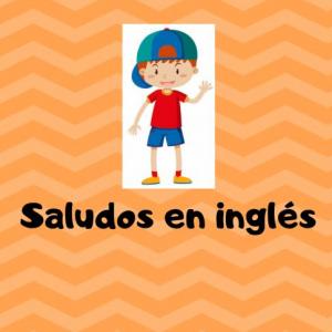 Imagen de portada del videojuego educativo: Adivina los saludos en inglés , de la temática Idiomas