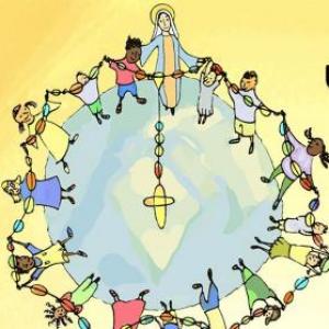 Imagen de portada del videojuego educativo: LOS MISTERIOS GOZOSOS, de la temática Religión