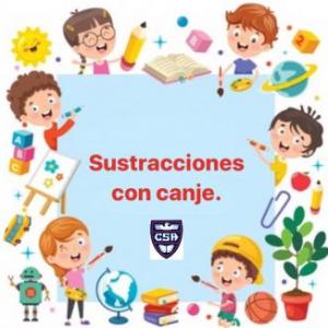 Sustracciones con canje.