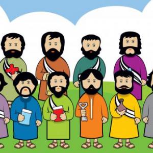 Imagen de portada del videojuego educativo: Los Apóstoles, de la temática Religión