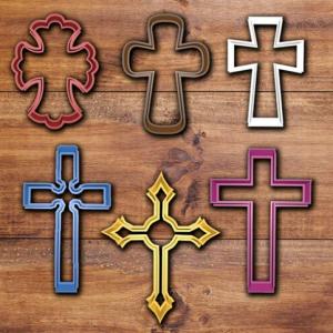 Imagen de portada del videojuego educativo: Distintas Cruces, de la temática Religión