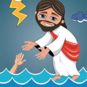 Imagen de portada del videojuego educativo: Los milagros de Jesús, de la temática Religión