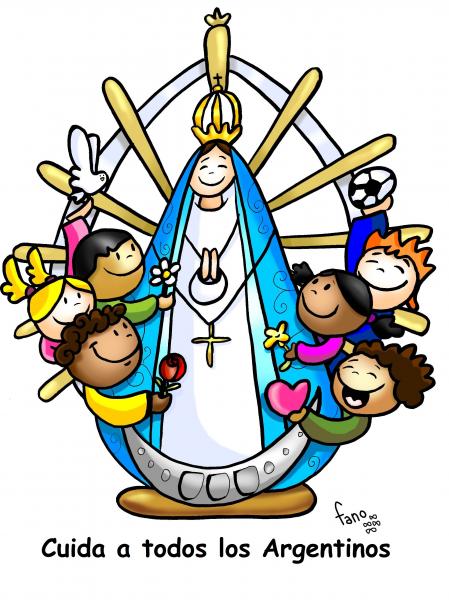 Imagen de portada del videojuego educativo: Advocaciones Marianas 2do, de la temática Religión
