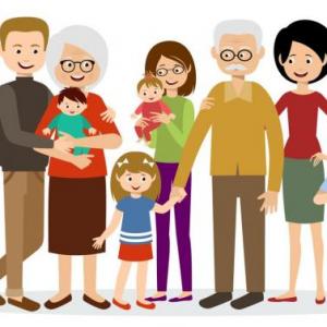 les membres de la famille