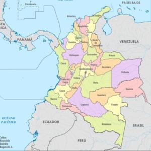 Departamentos y capitales de Colombia P1