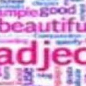 LEXIS: adjectives 