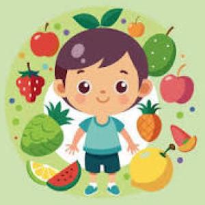 Portada del juego Aprendemos con las frutas – Lengua