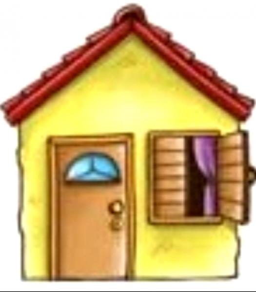 Encuentro la casa de los cerditos.