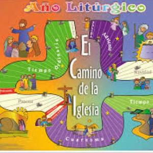 Imagen de portada del videojuego educativo: Celebraciones y colores litúrgicos, de la temática Religión