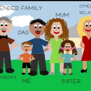 Imagen de portada del videojuego educativo: Types of families, de la temática Idiomas